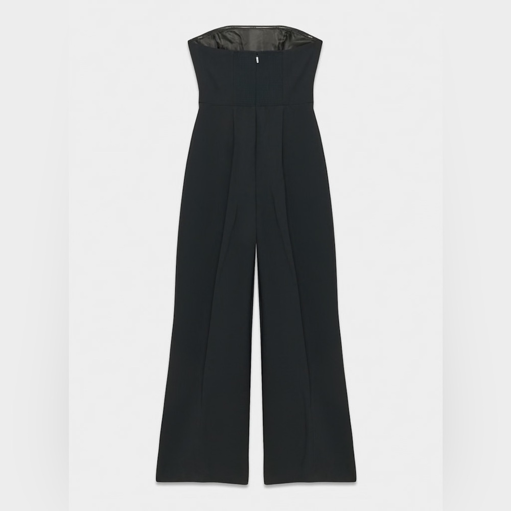 Aritzia Wilfred Black endless Strapless Jumpsuit sz 8 - Picture 6 of 8